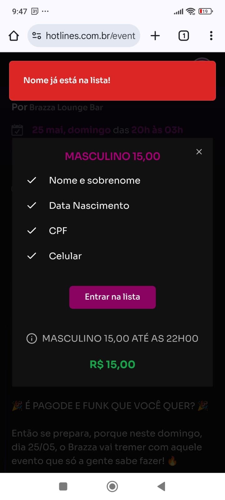 lists demo
