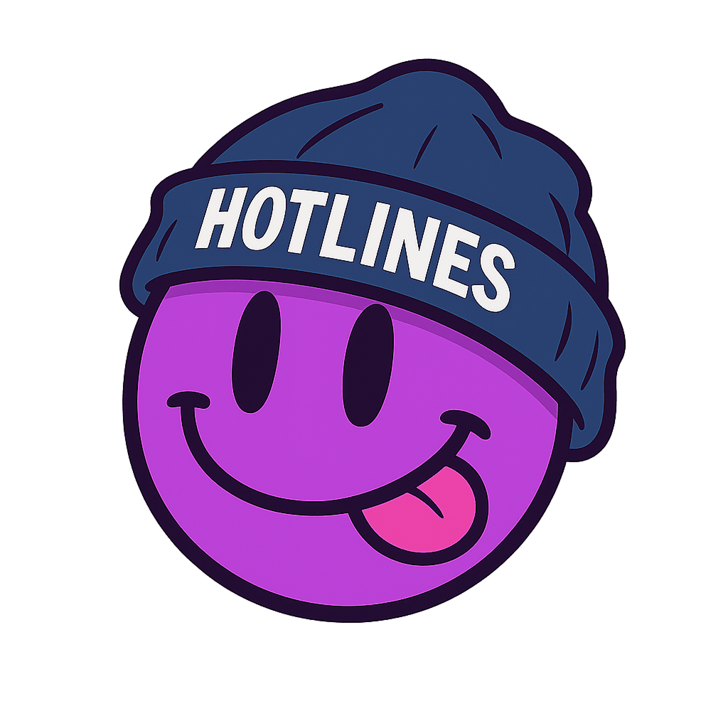 hotlines emoji face 3